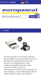 Mobile Screenshot of europascal.de